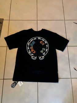 Chrome Hearts Black Graphic T-Shirt with Tags