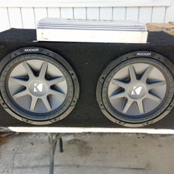 12" KICKERS SUBS AND AMP