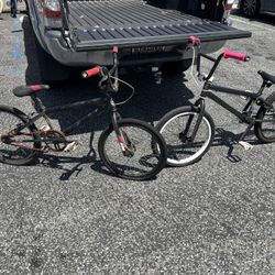TWO BMX BIKES