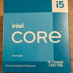 Intel Core 13th Gen Processor - i5-13400F, 20MB Cache, LGA 1700
