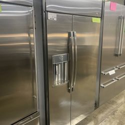 GE PROFILE 42 INCH WIDE BUILT IN REFRIGERATOR 