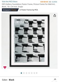 MCS Gallery Foundation Poster Frame 18”x24”