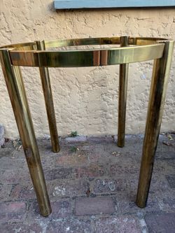 Brass Round Table Base with Four Legs