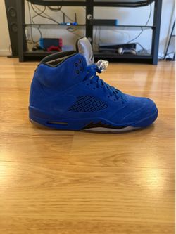 Jordan 5 Retro Blue Suede