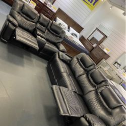Santiago Two Piece Reclining Living Room, $1099