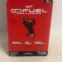 Milwaukee New 3/8" Compact Impact Wrench 18M Fuel 