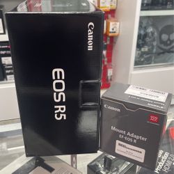 Canon R5 With Adapter