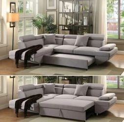 AVAILABLE SECTIONAL SOFA SLEEPER. $53 DOWN PAYMENT
