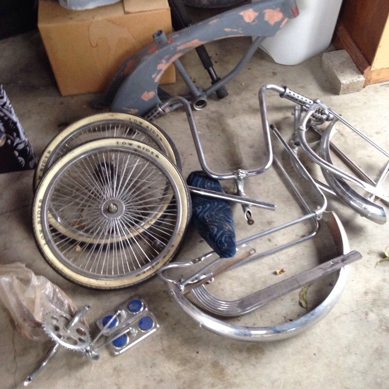 Low rider bike original parts custom bondo frame