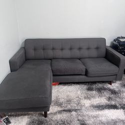 Grey sectional l Couch