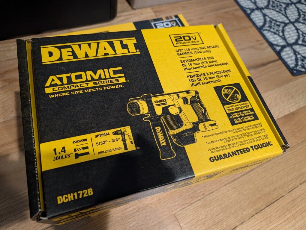 Dewalt Atomic Rotary hammer 20v Brushless NEW