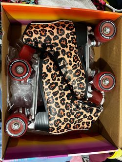 Impala roller skates cheetah print