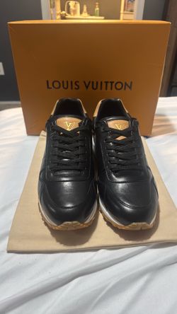 Louis Vuitton Goncourt Sneakers Black/Tan Leather Men’s Shoes w/ Box & Dust Bag