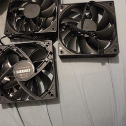 3 Pc DarkRock 120mm Case Fans 