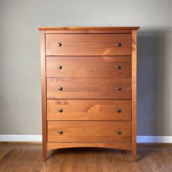 Solid Pine 5-drawer Dresser 