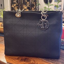 Dior Ultra Black Cannage Calfskin Leather