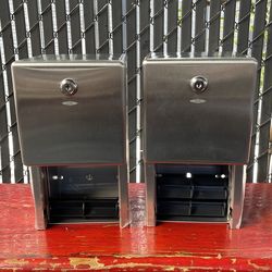 Two Comercial Bobrick Paper Dispenser 
