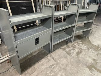 Cargo van shelving shelves