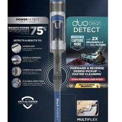 Shark PowerDetect Cordless Stick Vacuum, Multi-Surface, with DuoClean Detect Nozzle and MultiFLEX Wand, Up to 60 Mins Runtime, IP1250 Blue