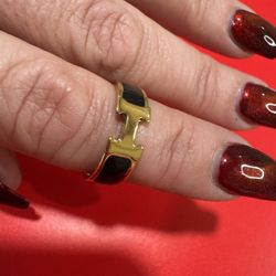 One Ring Brand New In Velvet Pouch Sizes: 6 And 7