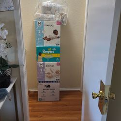 Brand New Diapers Size New Born And 1 And 2 