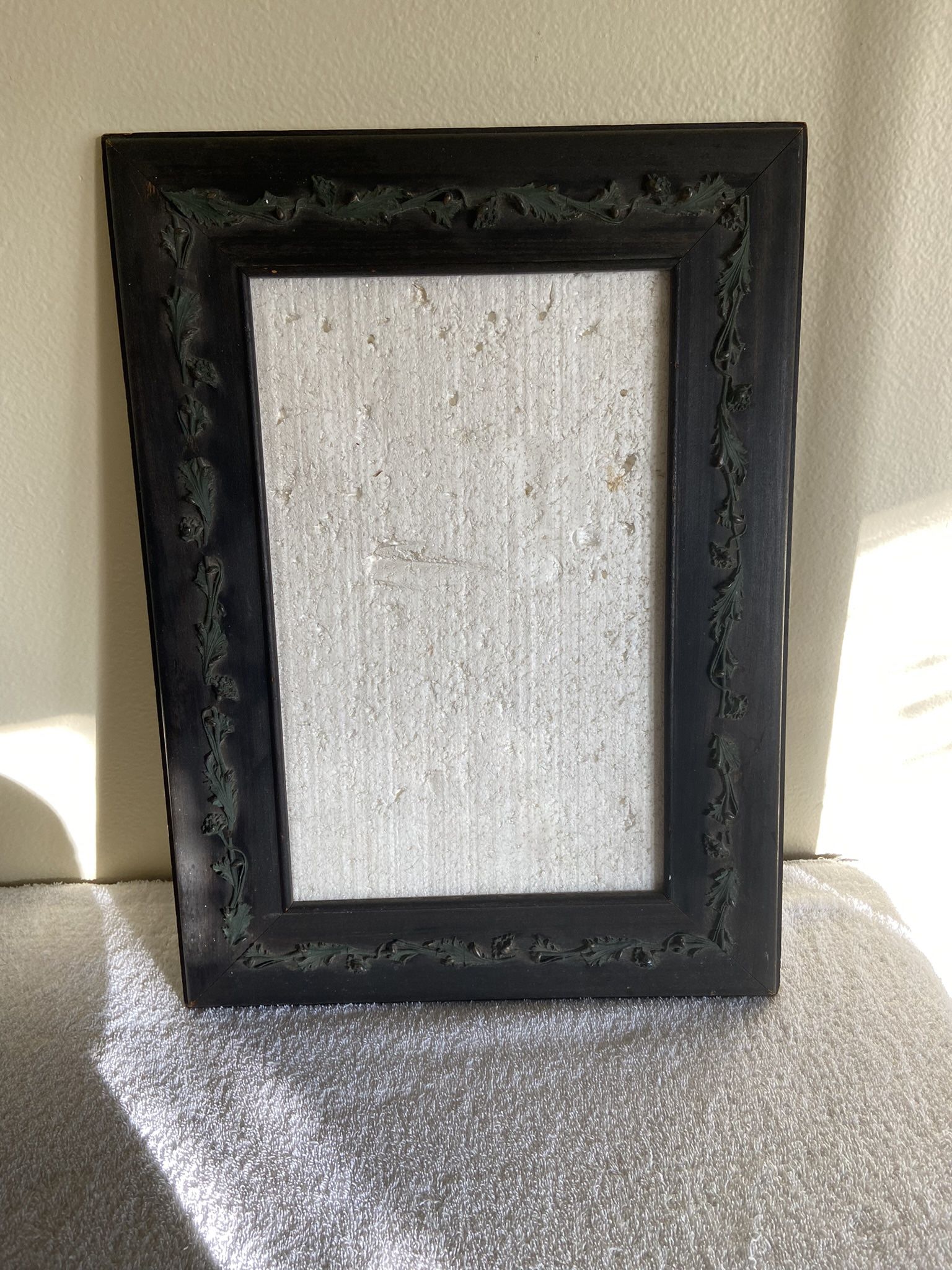 Vintage Wood Frame With Vines