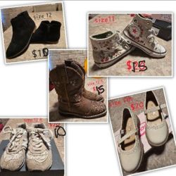Girl Cowgirl Boots, Tennis And Dress Shoes