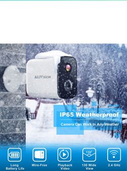 Alkivision WIFI Security Camera 1080P / Battery & Solar