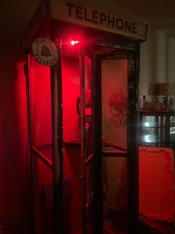 Early 70s phone booth