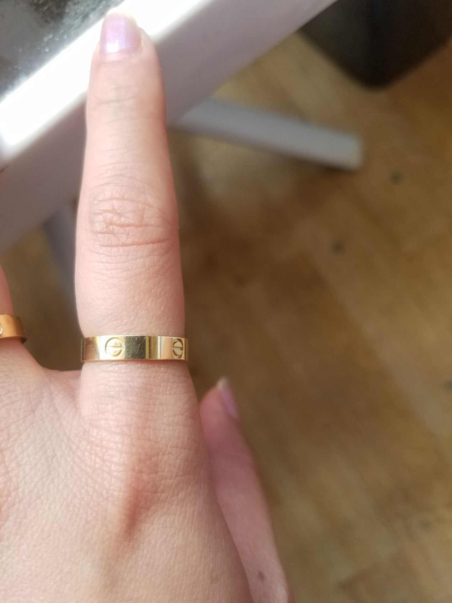 Saudi gold ring