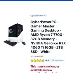 AMD Ryzen 7700 And Nvidia RTX4060TI gaming Pc