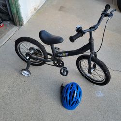 Kids Bike And Helmet 