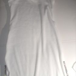 Custume made Sassy Casual Go Out White  Body Dress (Stretch Also Matching Stretch Sassy Skirt)