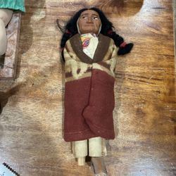 Vintage native doll