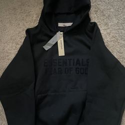 Black Essentials Hoodie 