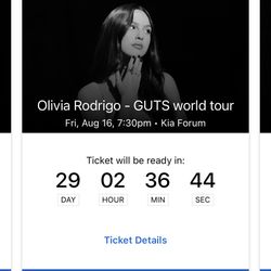 Olivia Rodrigo Tickets (2)