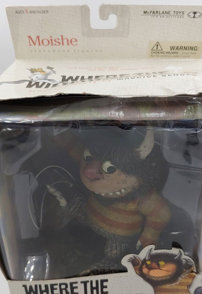 NEW! Mcfarlane Toys Where The Wild Things Are Series - Moishe Figure Open Box