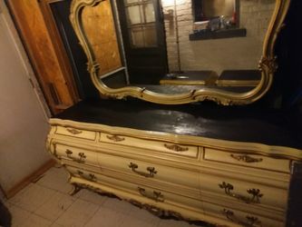 Antique dresser and night stands