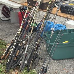fishing poles