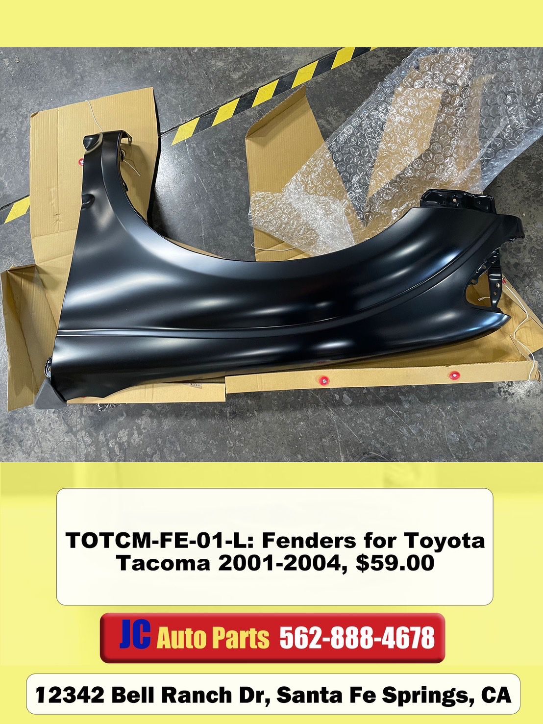 Fenders For Toyota Tacoma 2001 2002 2003 2004