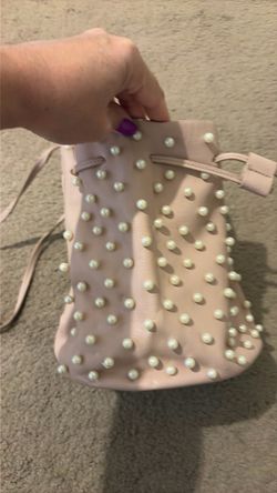 Pearl studded pink bag - see pics