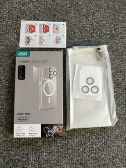 iPhone 15 Pro Max Screen Protector and Clear Case
