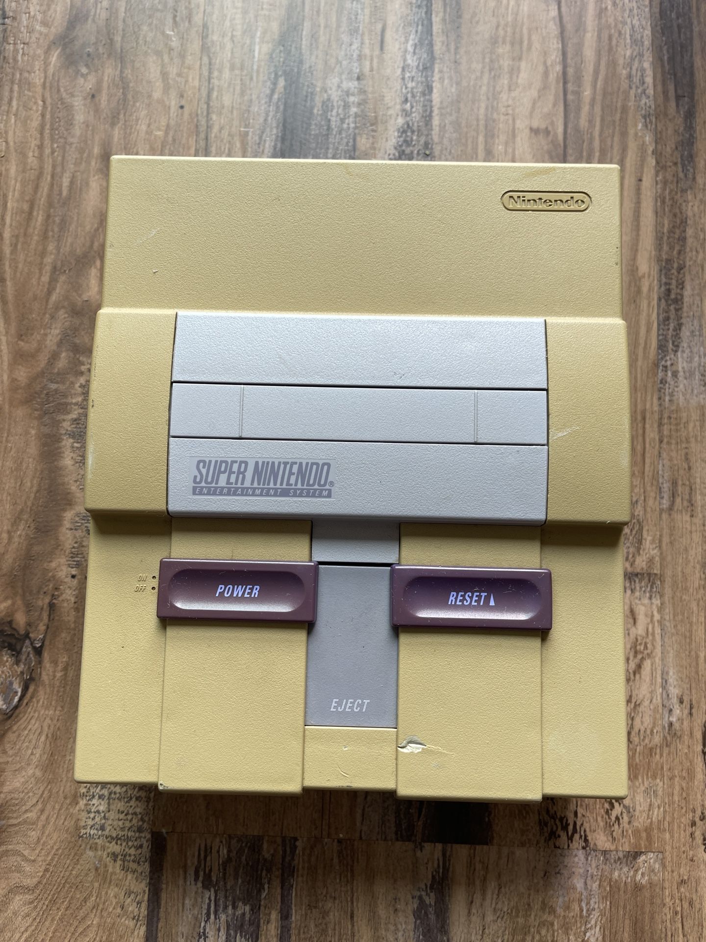 SUPER NINTENDO SNES SYSTEM ONLY 1991