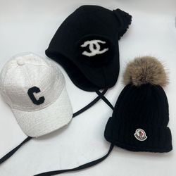 Designer Winter Hat Trio 