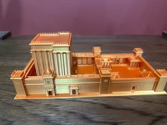 Temple of Jerusalem 3-D printed