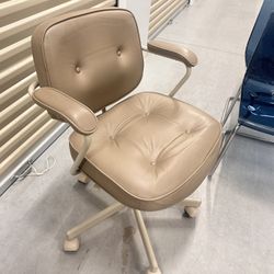 IKEA 100% Leather office chair, adjustable and adjustable seat msrp$400 before tax