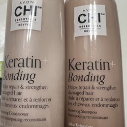 Avon Chi Keratin Bonding Shampoo and conditioner