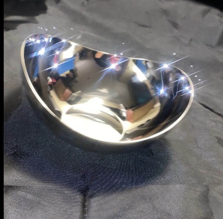 Seascape Stainless Steel Small Wavy Bowl 
