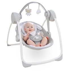 Ingenuity Comfort 2 Go Compact Portable Baby Swing w/ Music never used only assembled 