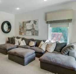 Restoration Hardware Cloud Couch and Ottomans (7 pieces)